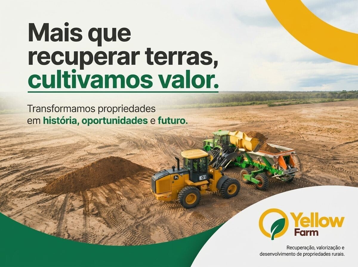 Yellow Farm - transformação ambiental e no desenvolvimento estratégico de ativos territoriais